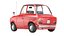 3D Toyota Corolla 1967 Cartoon Style