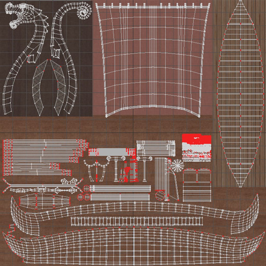 3d Viking Ship Model