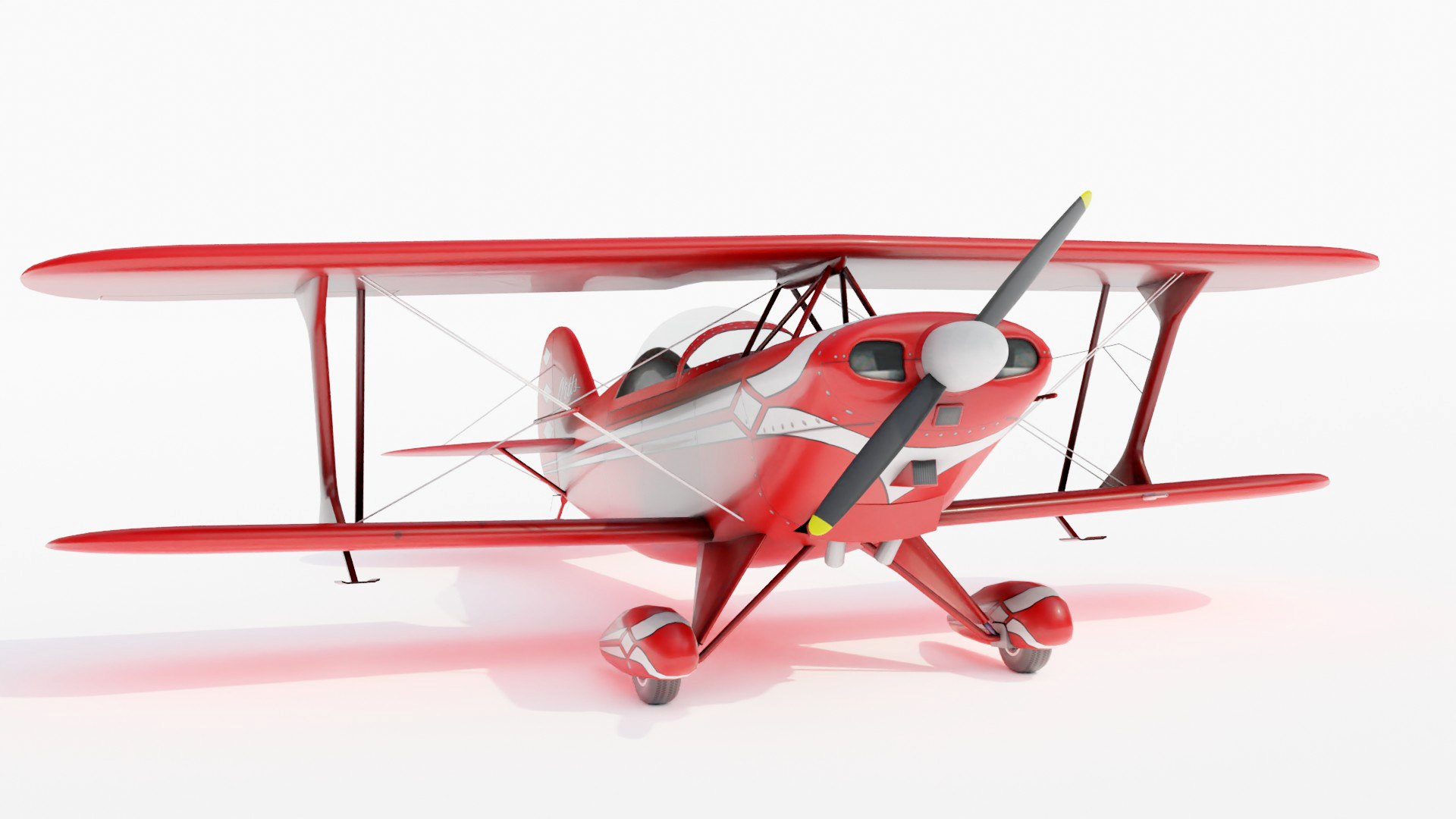 Pitts Special Biplane Planes 3d Model
