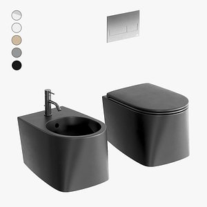3D Axa DP Wall-Hung WC model