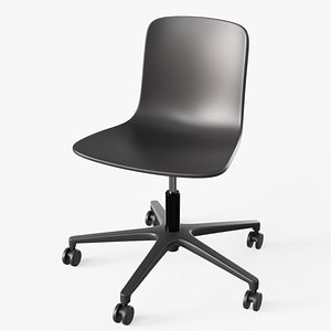 Hal Studio Chair Black - Modern PBR Office Chair 3D