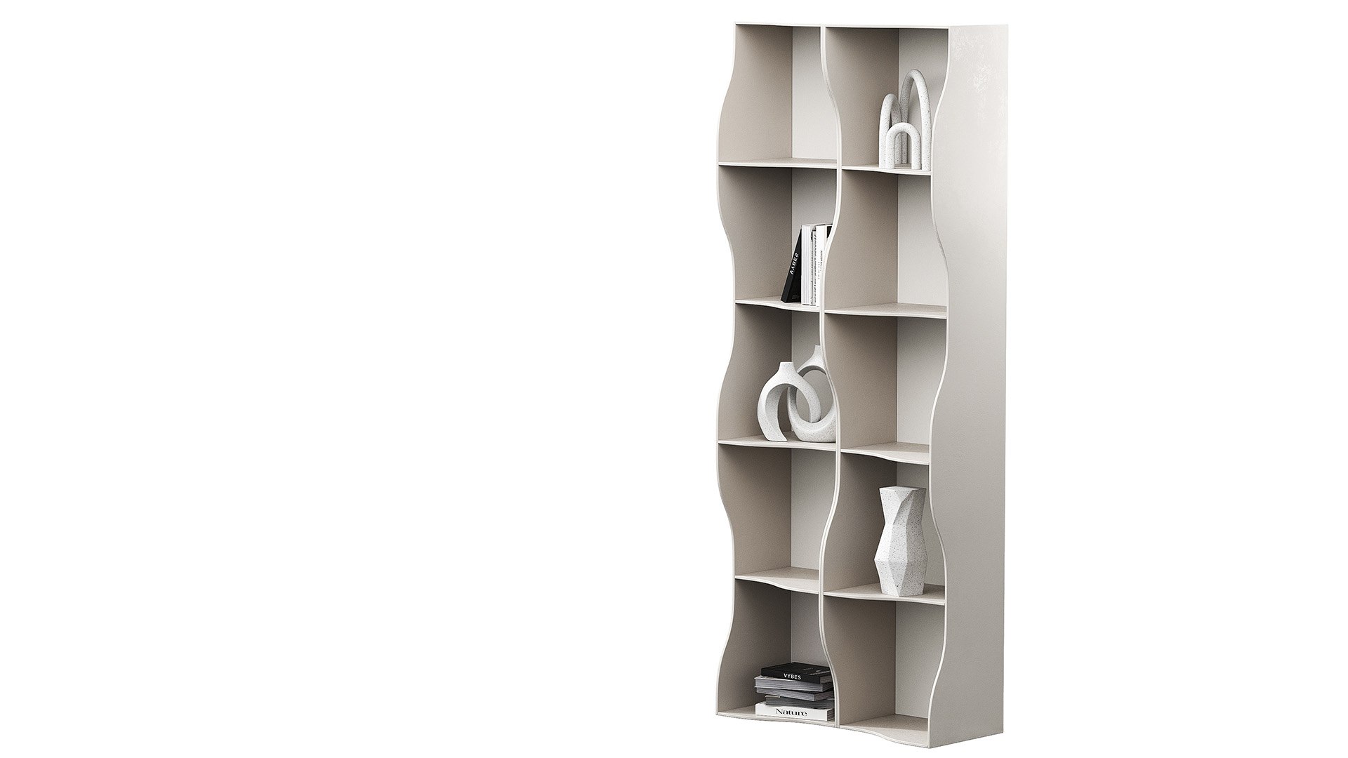 3D Wavy Rack Set Decorative Shelves - TurboSquid 2253278