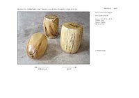 HUDSON SOLID SPALTED MAPLE COFFEE TABLE
