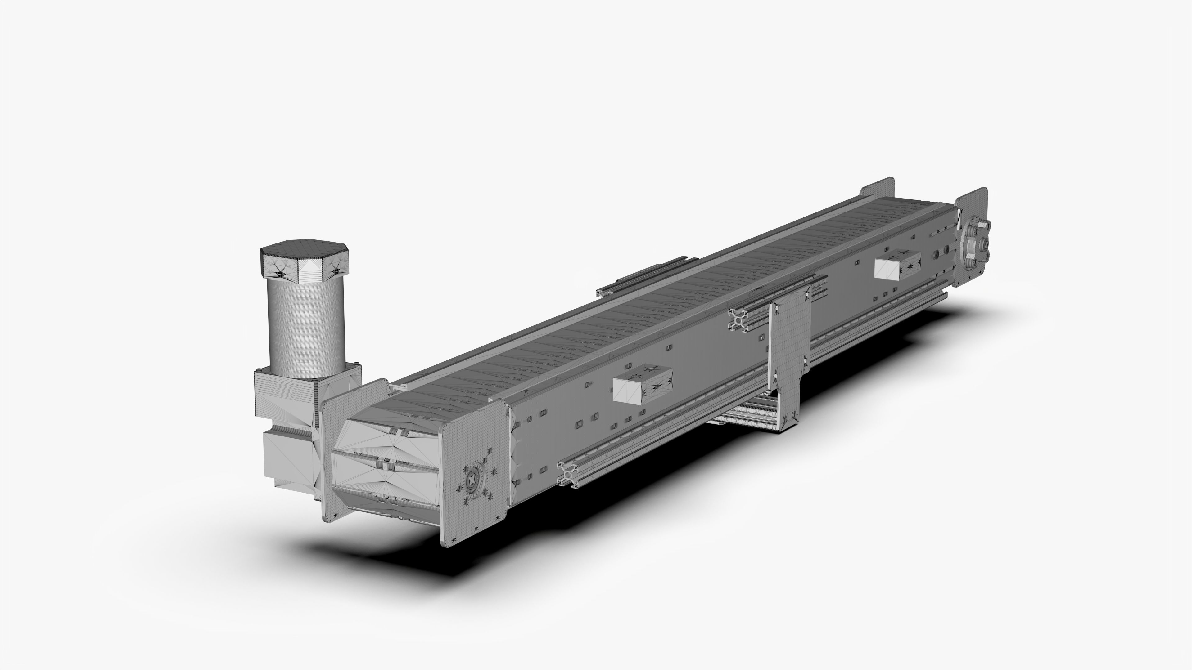 modelo 3d Three Dimensional Chain Conveyor gratis - TurboSquid 2008612