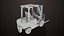Empilhadeira Truck03 Laranja Todas as Texturas PBR Unity UE