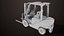 Empilhadeira Truck03 Laranja Todas as Texturas PBR Unity UE