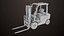 Empilhadeira Truck03 Laranja Todas as Texturas PBR Unity UE