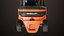 Empilhadeira Truck03 Laranja Todas as Texturas PBR Unity UE