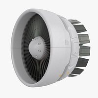 Propulsion Jet Rotor White Rigged