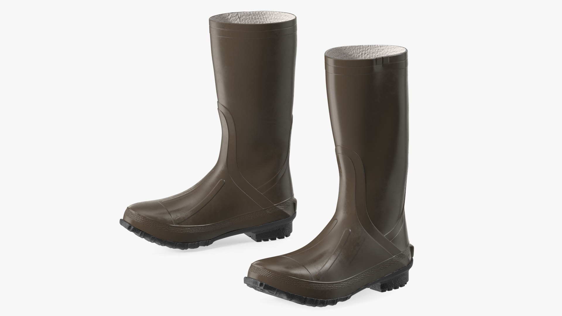 Waterproof Rubber Boots 3D model preview