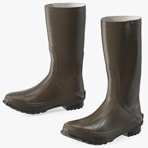 Waterproof Rubber Boots 3D model