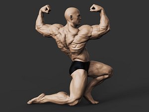 Bodybuilder-06 3D