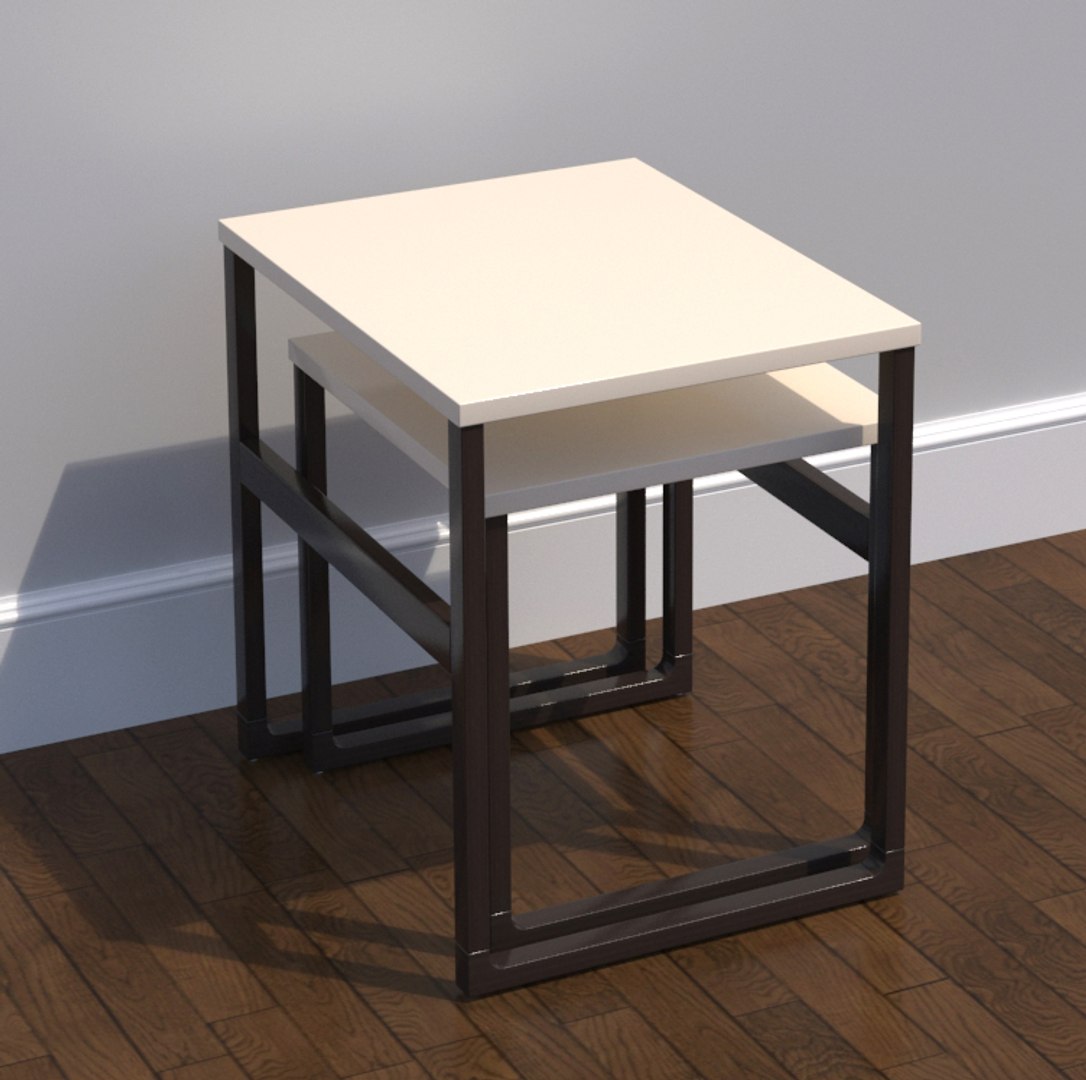 3d Model Ikea Rissna Nesting Tables