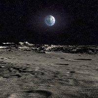 Moon Surface Landscape