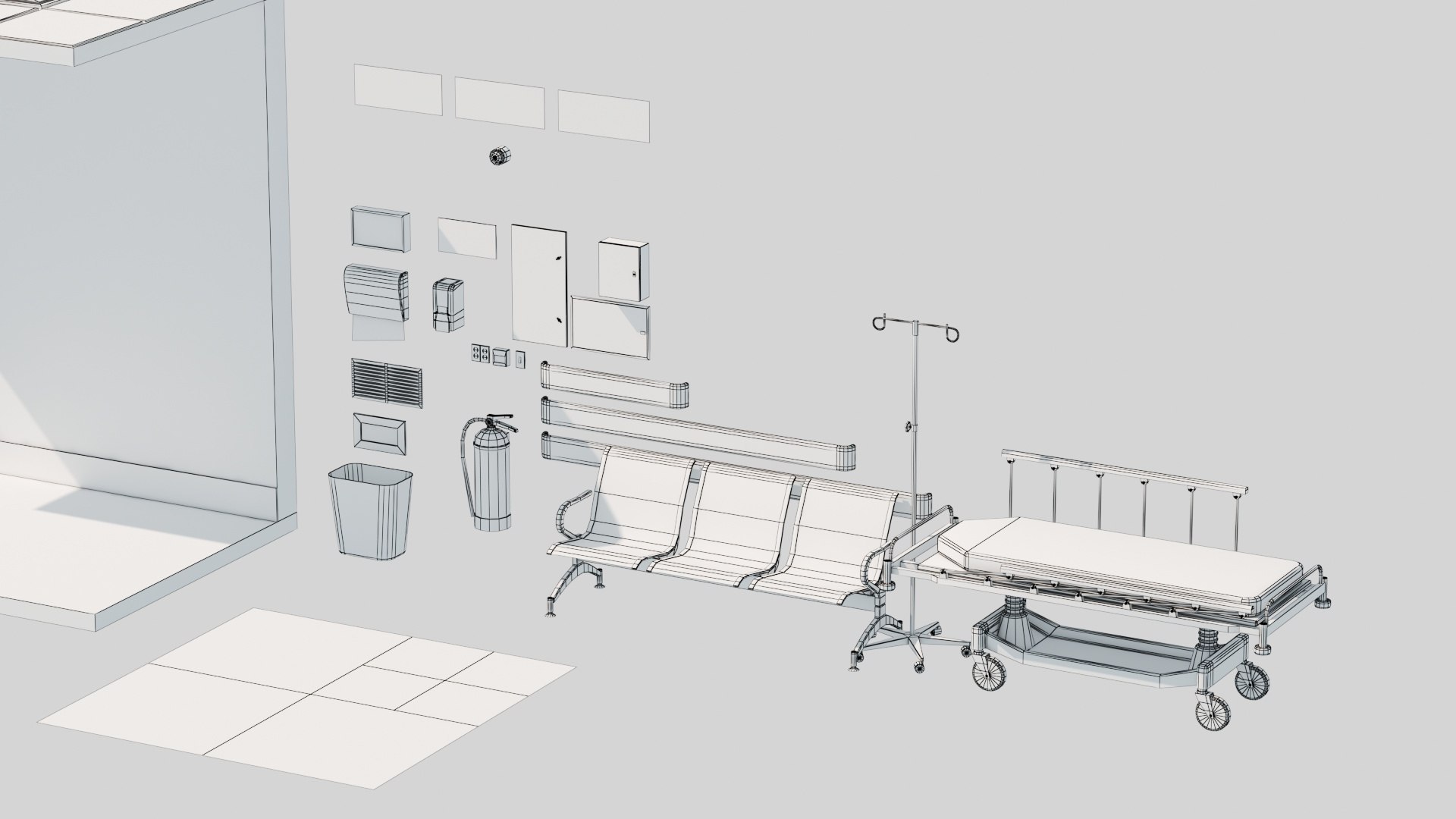 Modular Hospital Corridor 3D model https://p.turbosquid.com/ts-thumb/p5/8zMtN4/V7/17/jpg/1753830634/1920x1080/fit_q87/f733983c7e75e9b6c2f767729ef2a656f3cb1a58/17.jpg