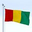 Bandera de guinea animada