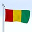 Bandera de guinea animada