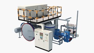Vacuum Furnace 3D model