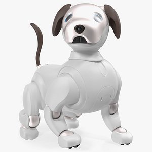 Sony Aibo 2017 Robotic Pet Rigged for Maya