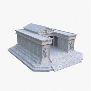 3D TEMPLE OF GEMINI - Templo de Geminis model