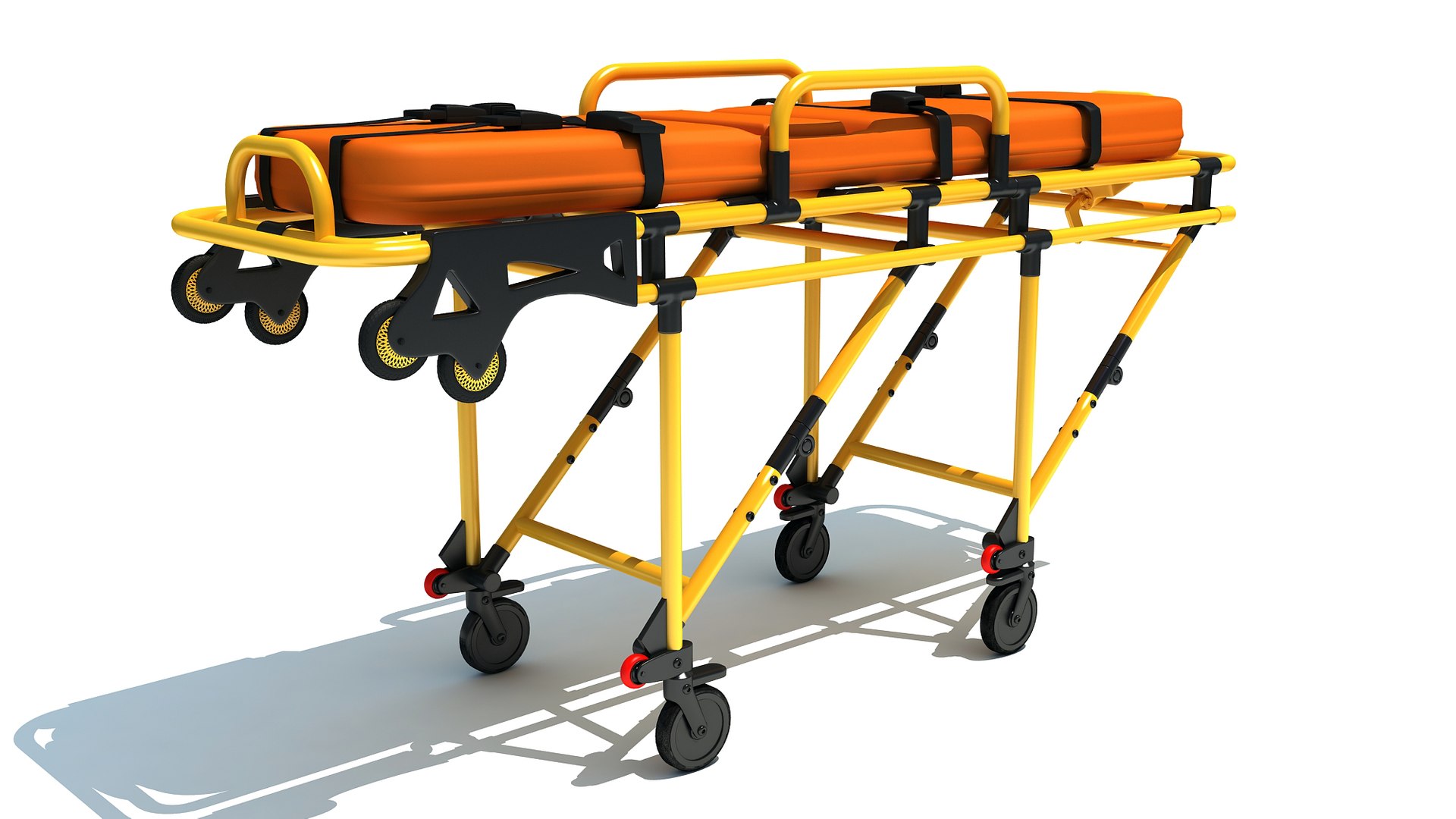 3D Ambulance Stretcher - TurboSquid 1698302