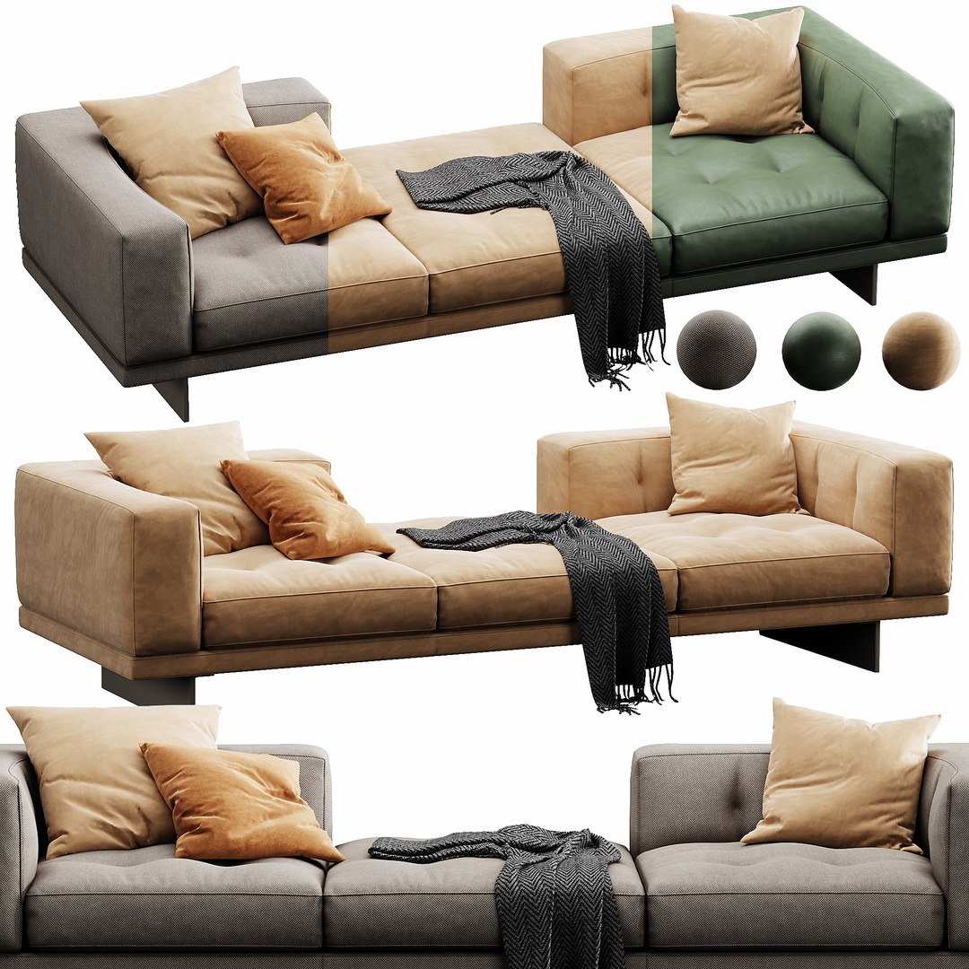 Minotti Dylan 3D Model - TurboSquid 2167222