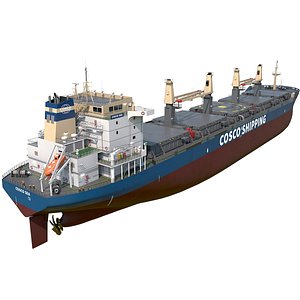 bulk carrier 3D model