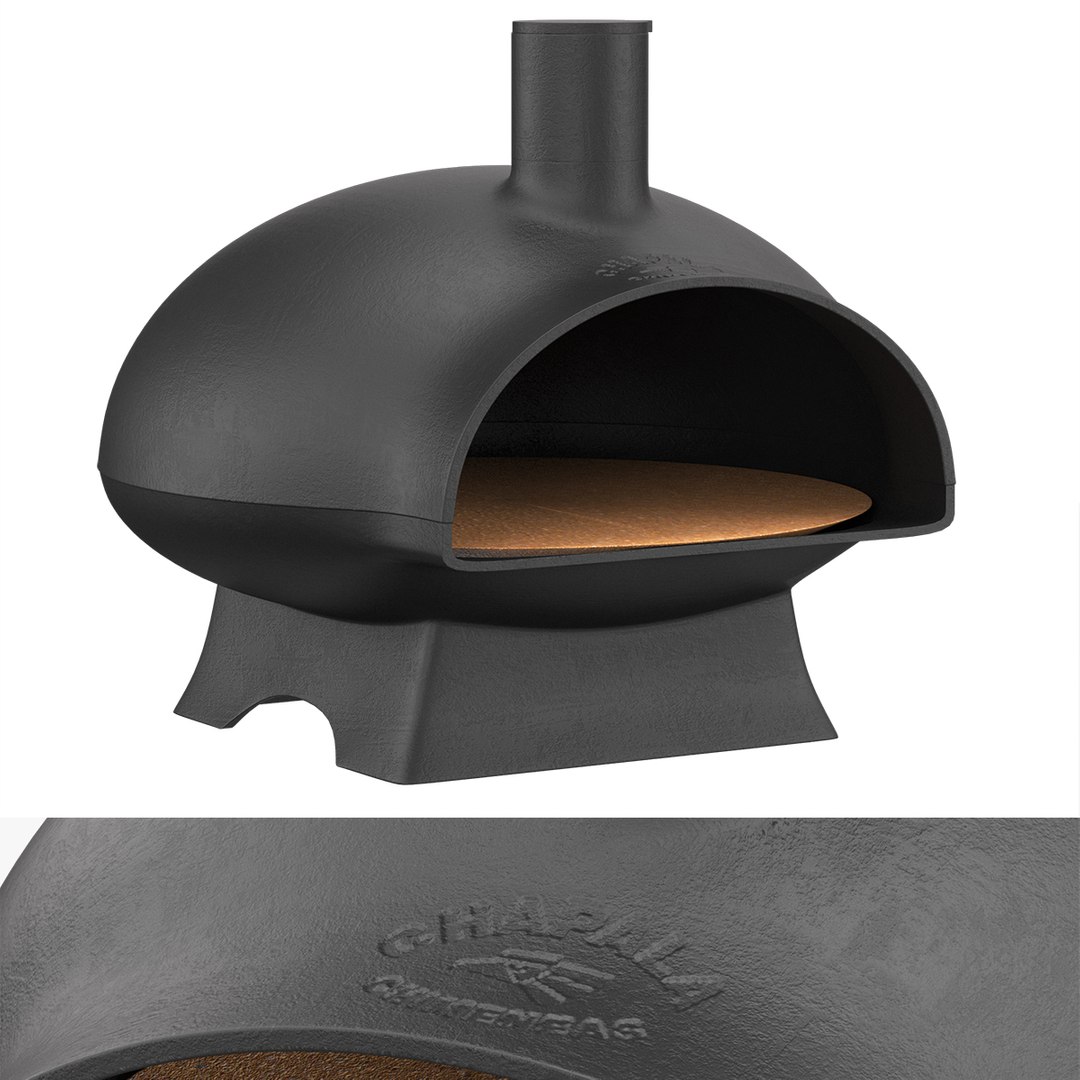 3D CAST IRON WOOD FIRED PIZZA OVEN CO4000 Model TurboSquid 1918069