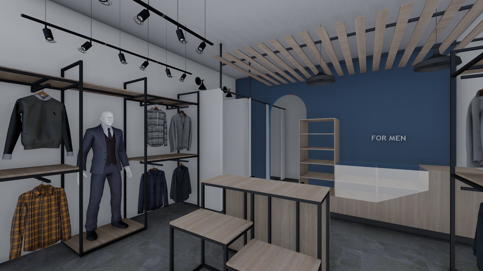 3D model MENS CLOTHING STORE - TurboSquid 2099285