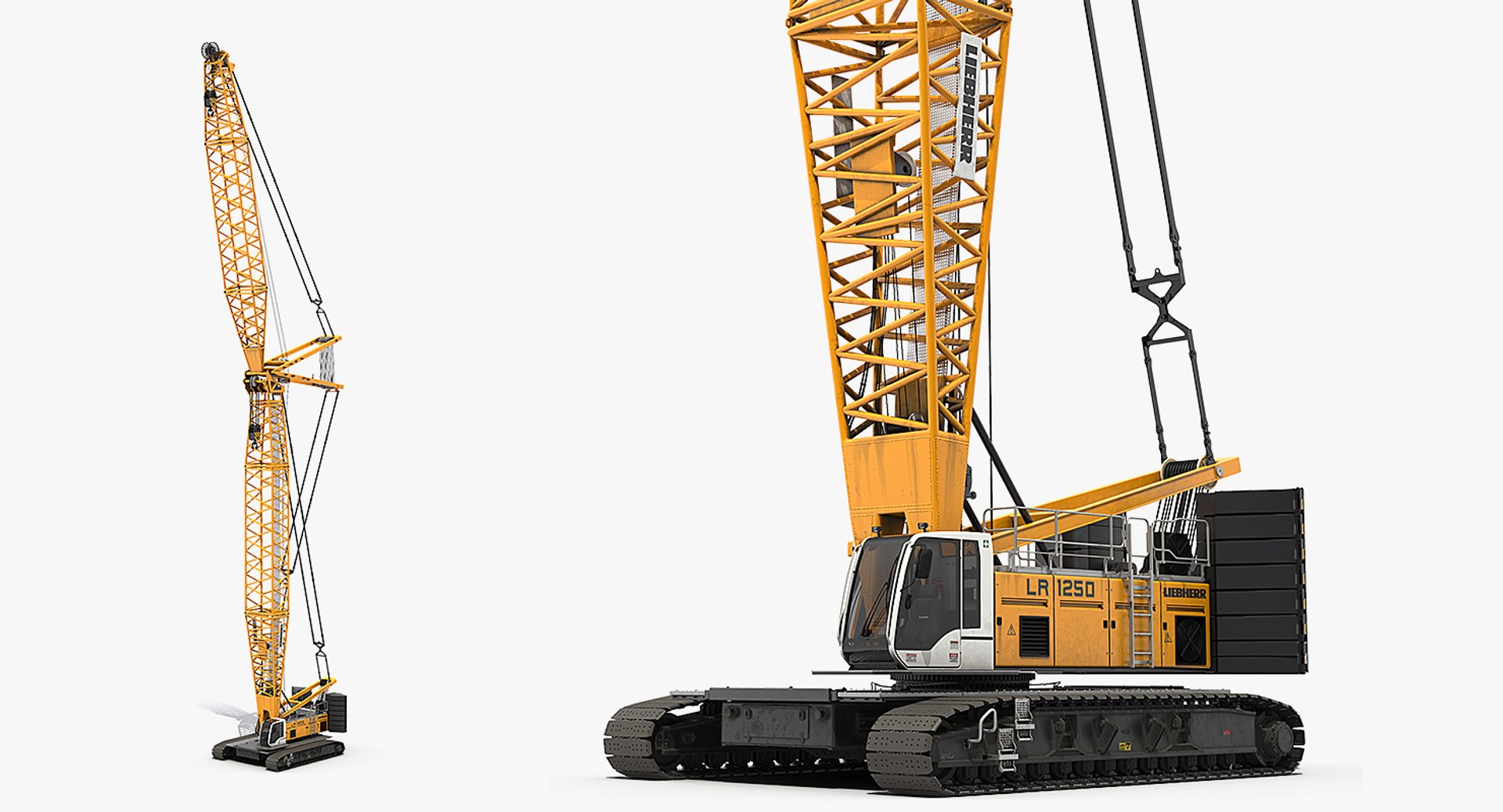 Construction Vehicles Big Collection 3D model preview