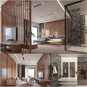 Hotel Suite Interior 3D model