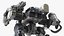 3D model Large Walking Combat Machine with Pilot