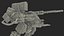 3D model Large Walking Combat Machine with Pilot