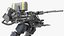 3D model Large Walking Combat Machine with Pilot