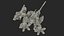 3D model Large Walking Combat Machine with Pilot