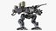 3D model Large Walking Combat Machine with Pilot