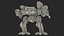 3D model Large Walking Combat Machine with Pilot