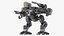 3D model Large Walking Combat Machine with Pilot