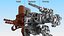 3D model Large Walking Combat Machine with Pilot
