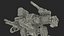 3D model Large Walking Combat Machine with Pilot