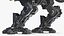 3D model Large Walking Combat Machine with Pilot