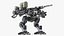 3D model Large Walking Combat Machine with Pilot