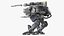 3D model Large Walking Combat Machine with Pilot