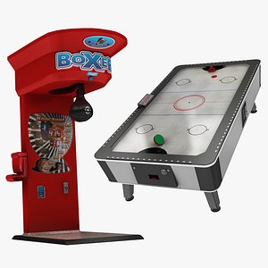 Boxing Arcade and Air Hockey Machine
