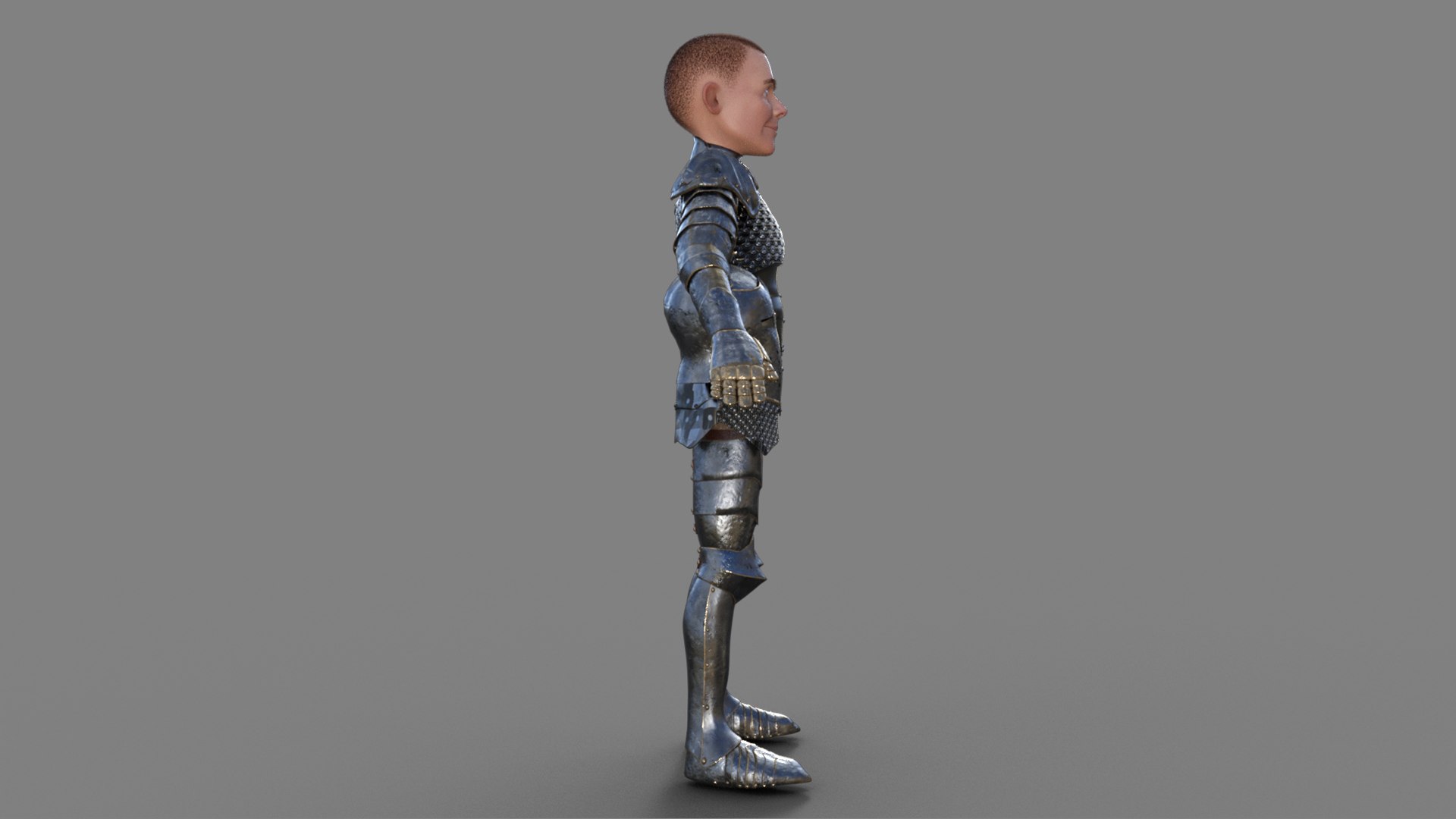 3D Cartoon Warrior Man 3D - TurboSquid 1914407