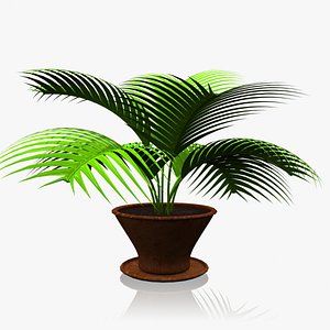 3ds max small house plant