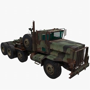 M747 Oshkosh green Millitary Truck