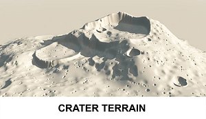 3d Terrain Crater