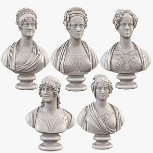 19th Century Female Busts