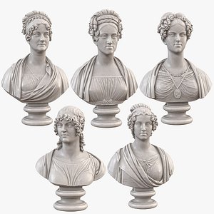 19th Century Female Busts